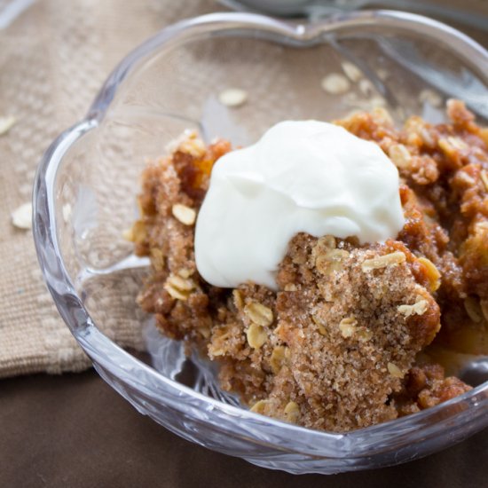 Caramel Apple Crisp