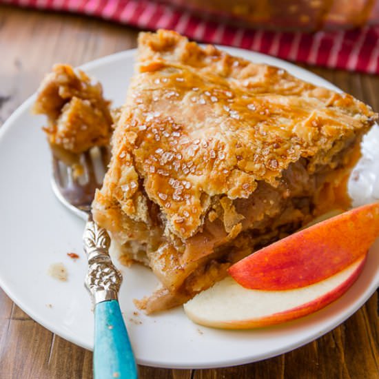 Homemade Apple Pie with Chai Spices