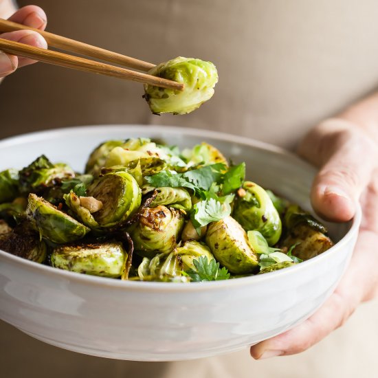 Five Spice Hoisin Brussels Sprouts