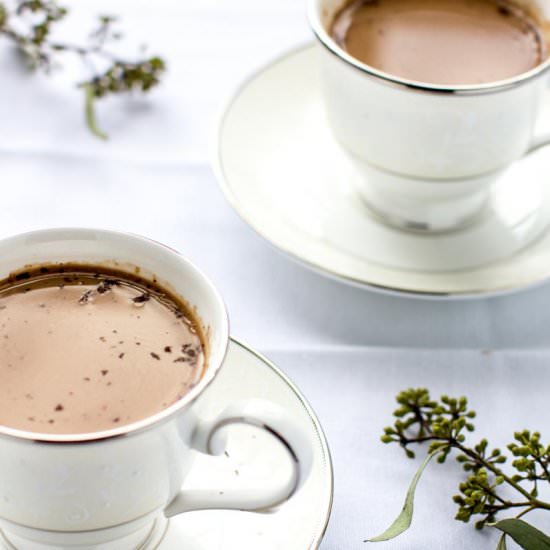 Vegan Spiced Hot Chocolate