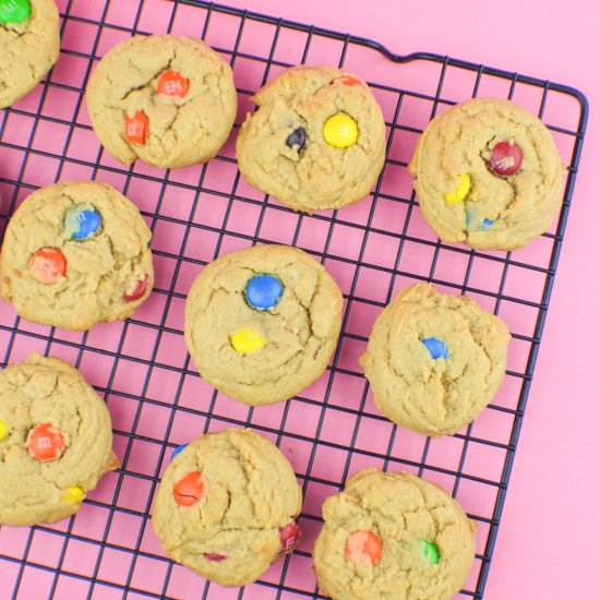 Peanut Butter M&M Cookies