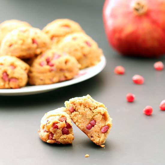 Golden Pomegranate Scones (GF, V)