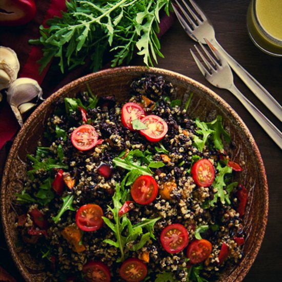 Moroccan-Style Black Rice Salad