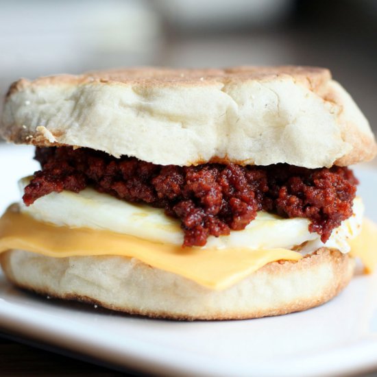 Mexican Chorizo Egg McMuffin