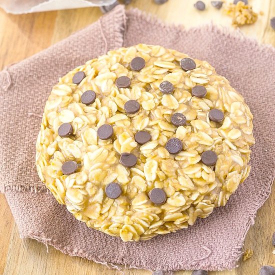 Healthy No Bake Giant Cookie for 1