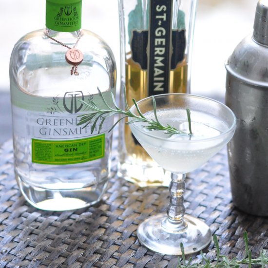 Lavender & St Germain Martini