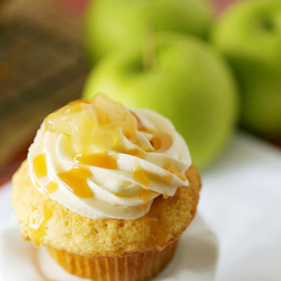 Caramel Apple Cupcakes