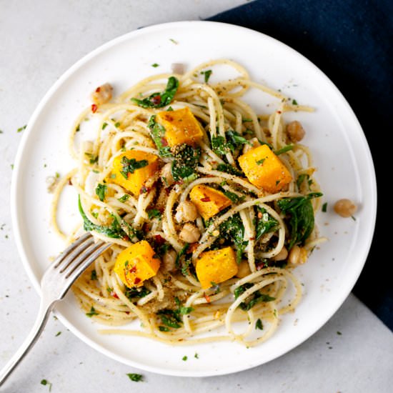 Roasted Butternut Squash Pasta