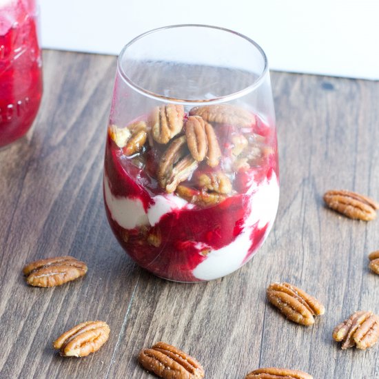 Cranberry Pecan Parfaits