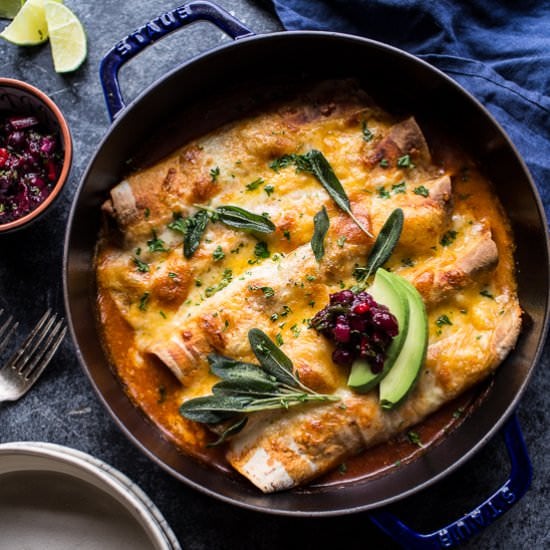 Turkey Enchiladas