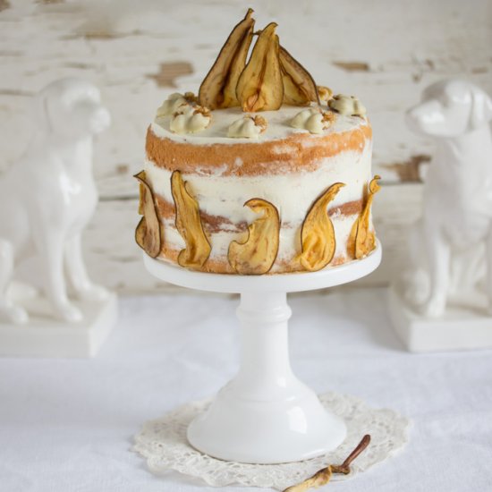 Pear Liqueur Cake