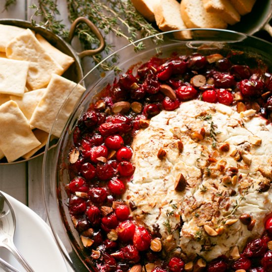 Baked Goat Cheese Roasted Cranberry