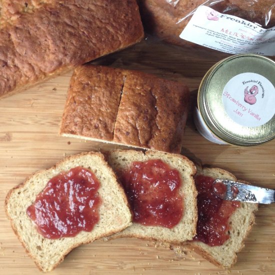 Vegan Multigrain Sandwich Bread