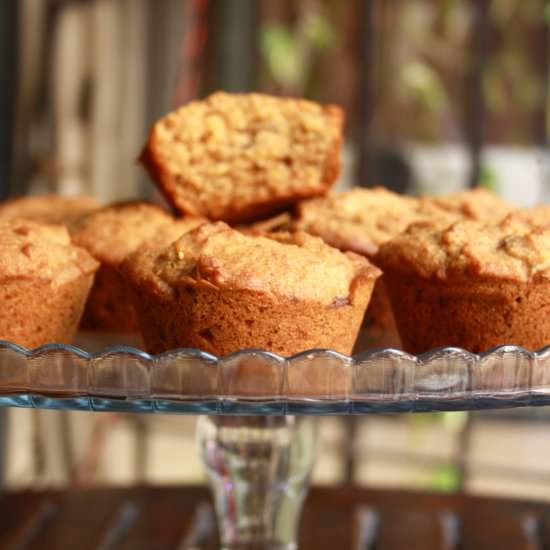 Date and Honey Muffins (Sugar-free)