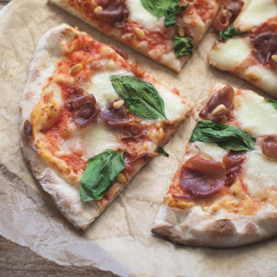 Neapolitan Pizzas for the Home Oven