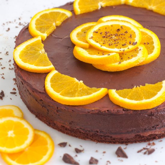 Dark Chocolate Orange Cake