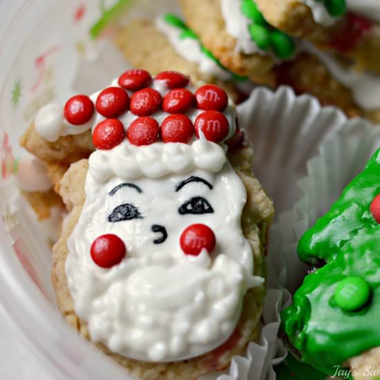 Cranberry Oatmeal Holiday Cookies