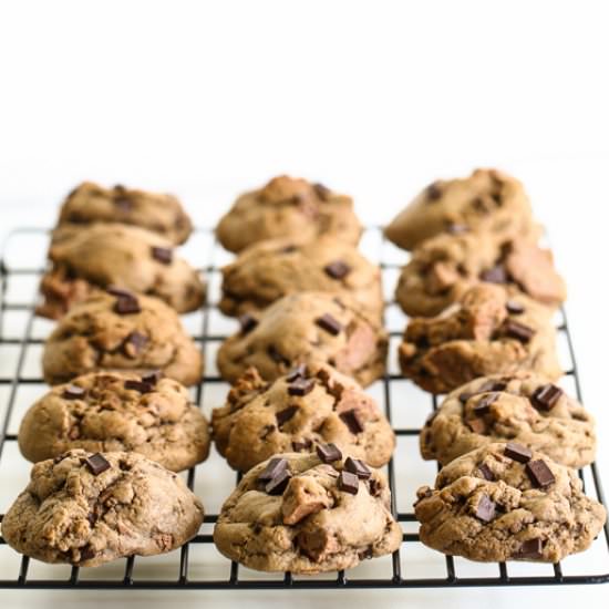 Mint Chocolate Chip Cookies