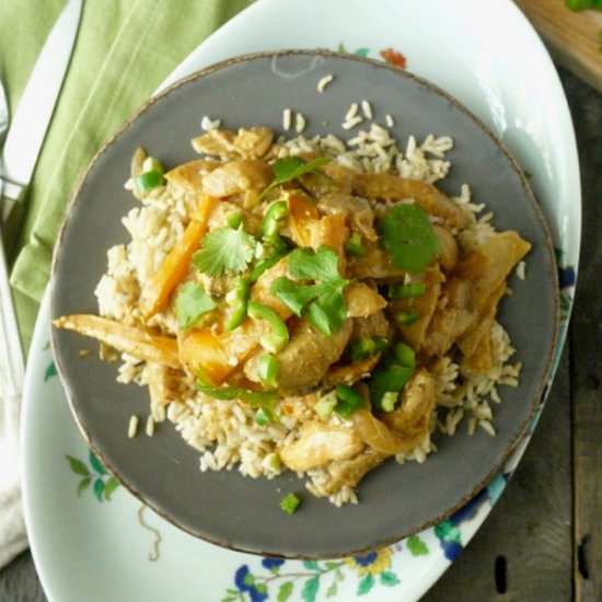 Spicy Almond Butter Chicken Curry