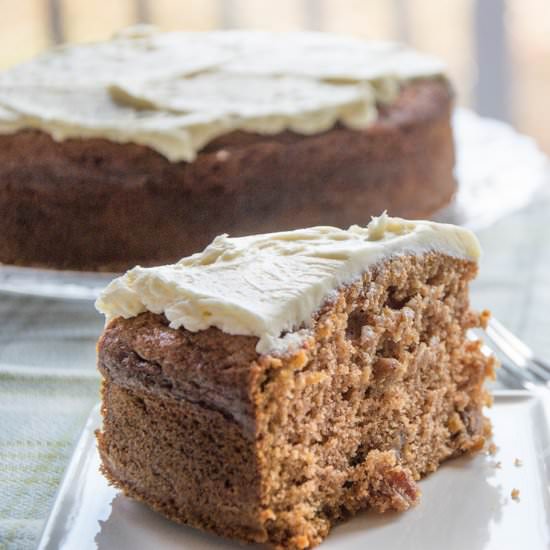 Spice Cake with Maple Frosting