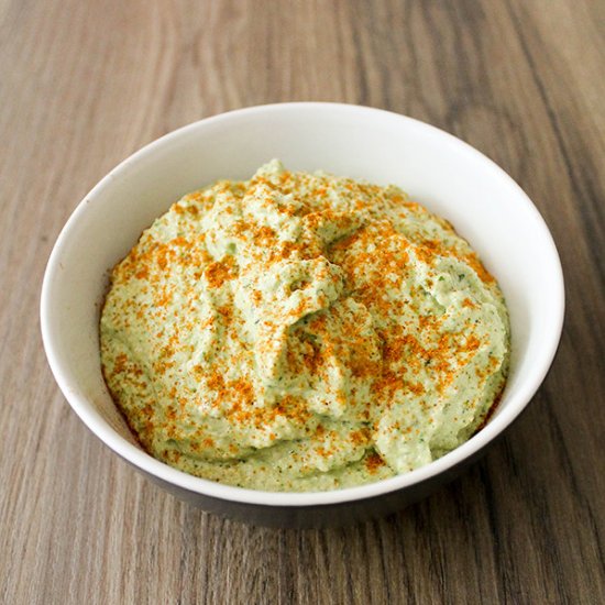 Cilantro Zucchini Hummus