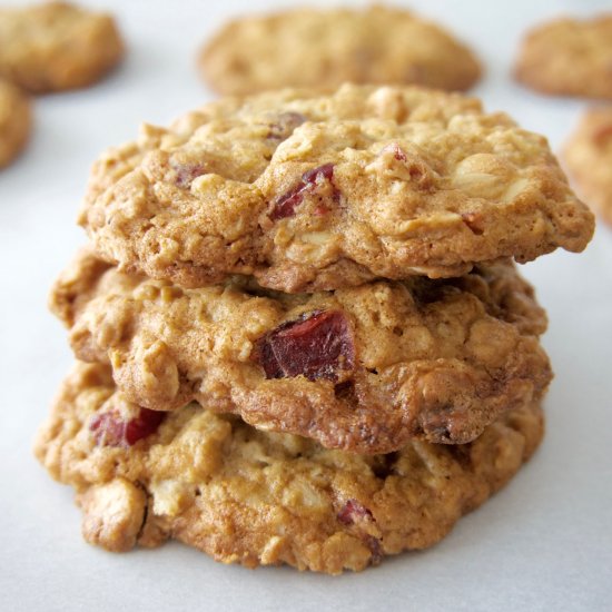 Oatmeal Craisin White Chip Cookies