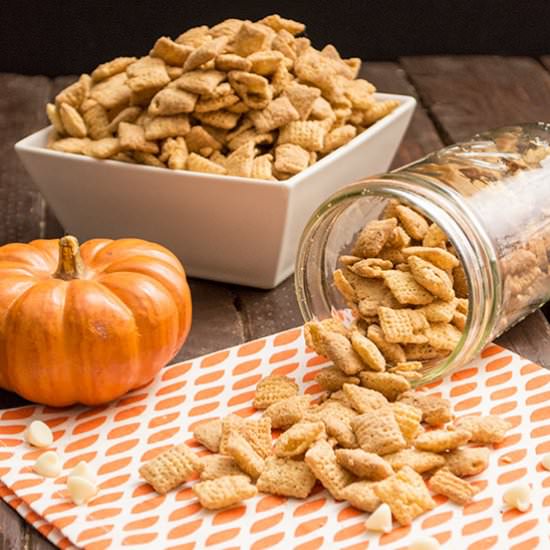 Pumpkin Spice Protein Puppy Chow