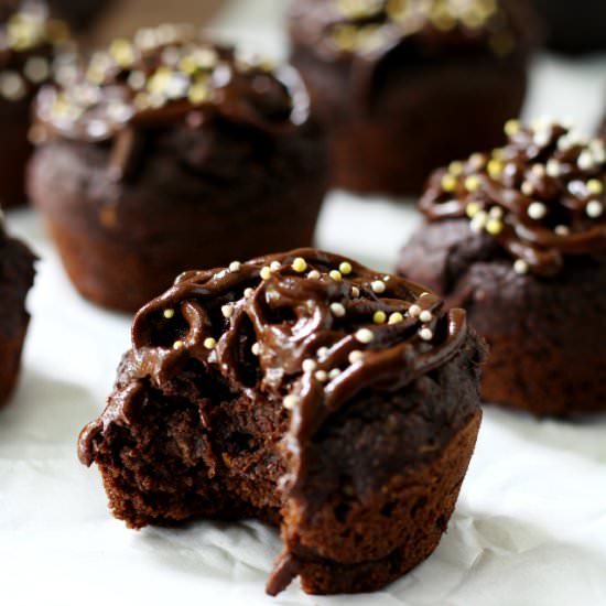 Chocolate Avocado Cupcakes