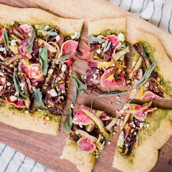 Roasted Vegetable Flatbread