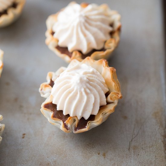 Mini No Bake Nutella Tarts