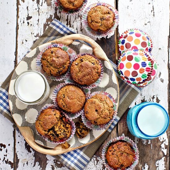 Brown Butter Chocolate Chip Muffins