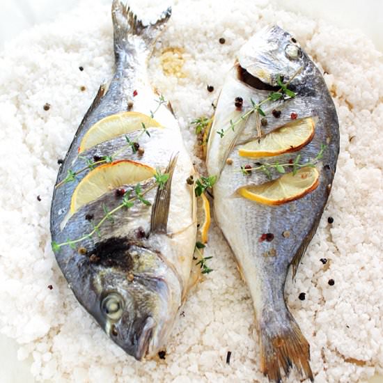 Gilthead Bream Baked in Sea Salt