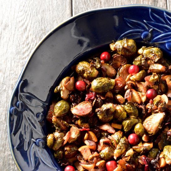 Holiday Roasted Brussels Sprouts