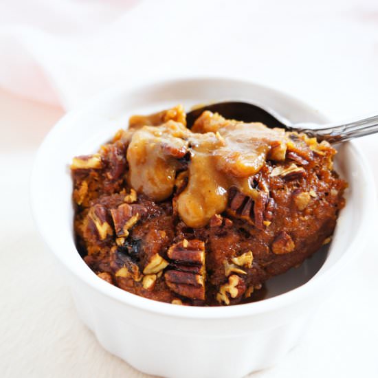 Pumpkin Pecan Pudding Cake