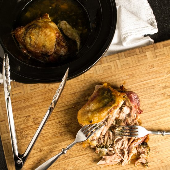 Sage Butter Turkey Thighs