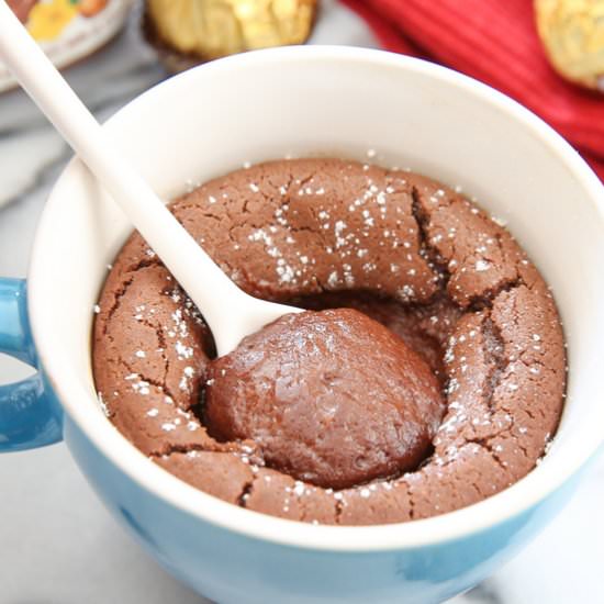 Molten Nutella Lava Cake