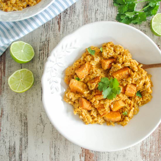 Sweet Potato Risotto