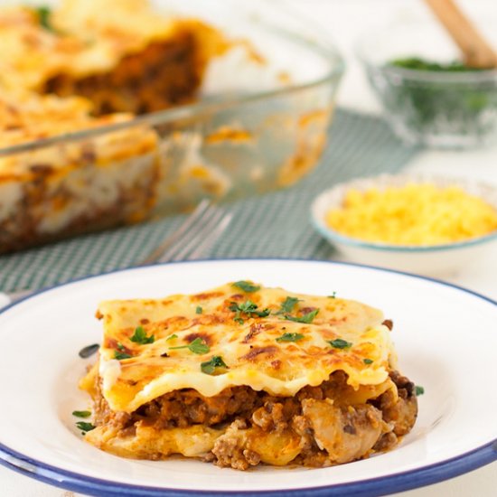 Beef and Mushroom Lasagna