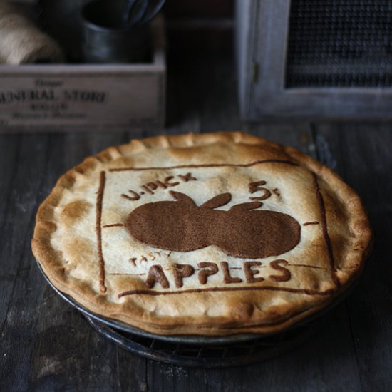 Apple cheese pie