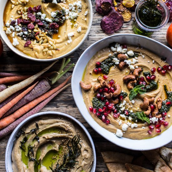 The Big Holiday Hummus Board