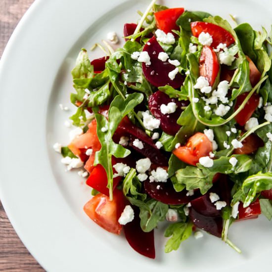 Tomato and Pickles Beet Salad