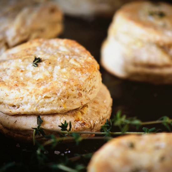 Herbed Thyme and Lemon Biscuits