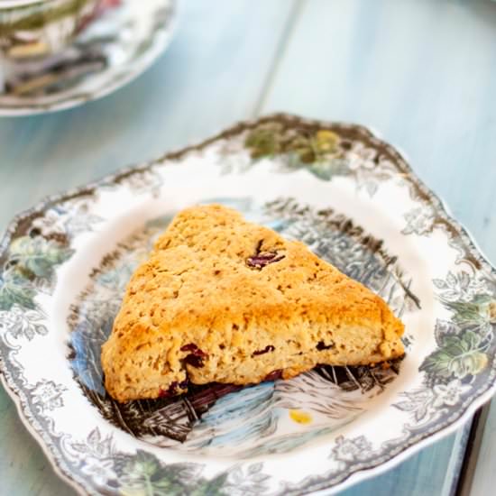 Cranberry Orange Quinoa Scones