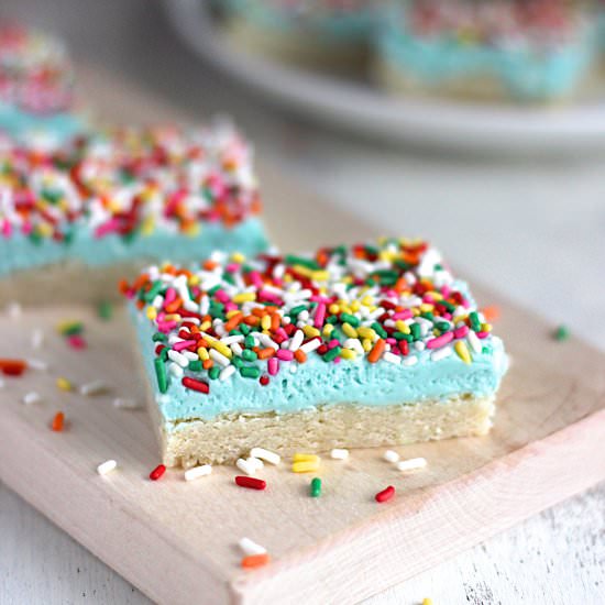 Frosted Sugar Cookie Bars