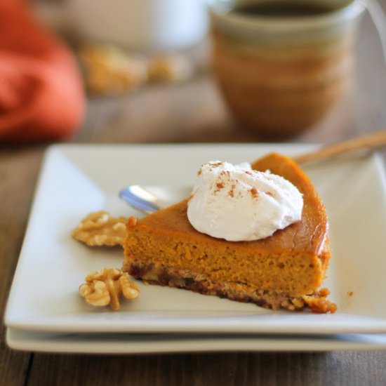 Paleo Pumpkin Pie