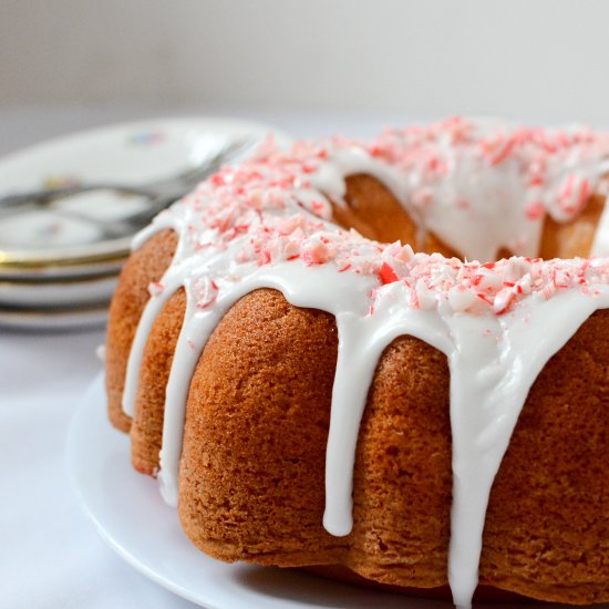 Peppermint Ribbon Cake