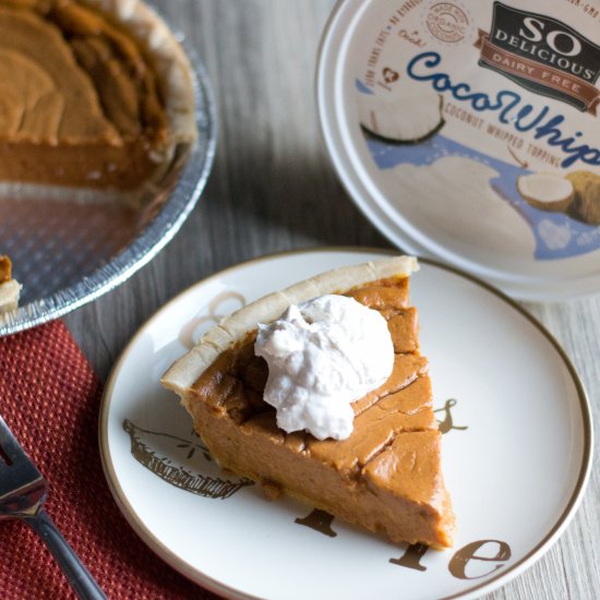 Pumpkin Pie {gluten free + vegan}