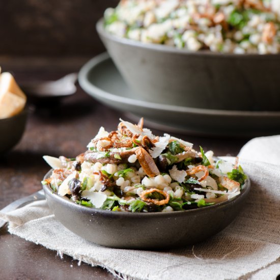 Mushroom & Barley Salad