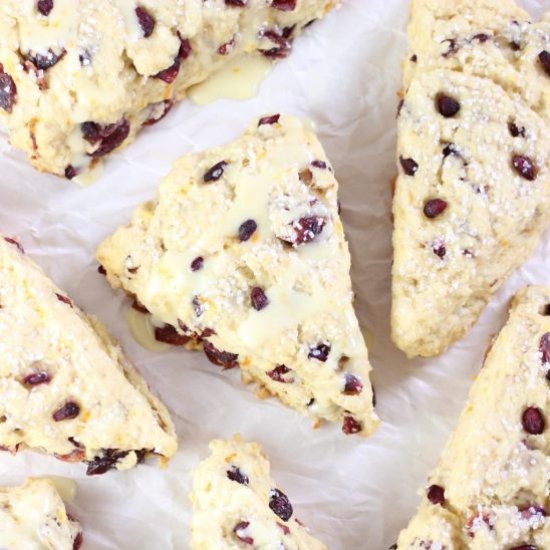 Cranberry Orange Scones