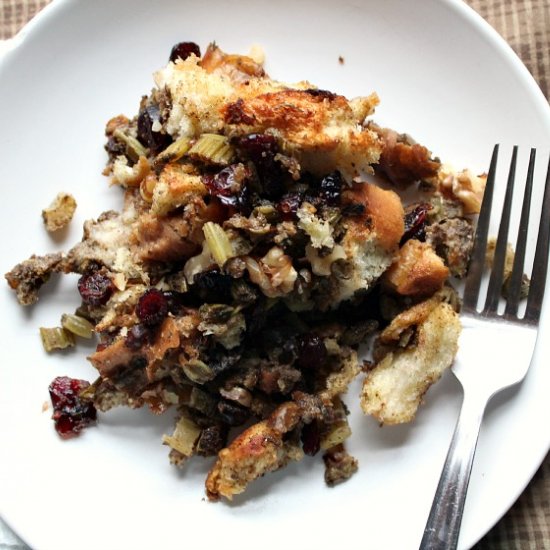 Rustic Bread Stuffing